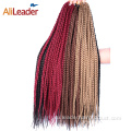 Синтетические плетеные волосы для вязания крючком Косы для наращивания волос